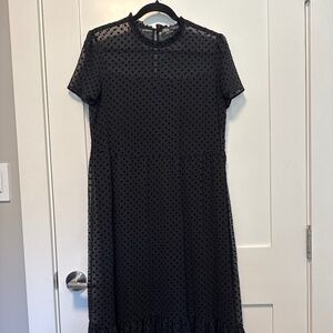 Swiss dot midi dress Zara